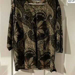 Elegant Paisley Women's 2 piece dress 18/20 size